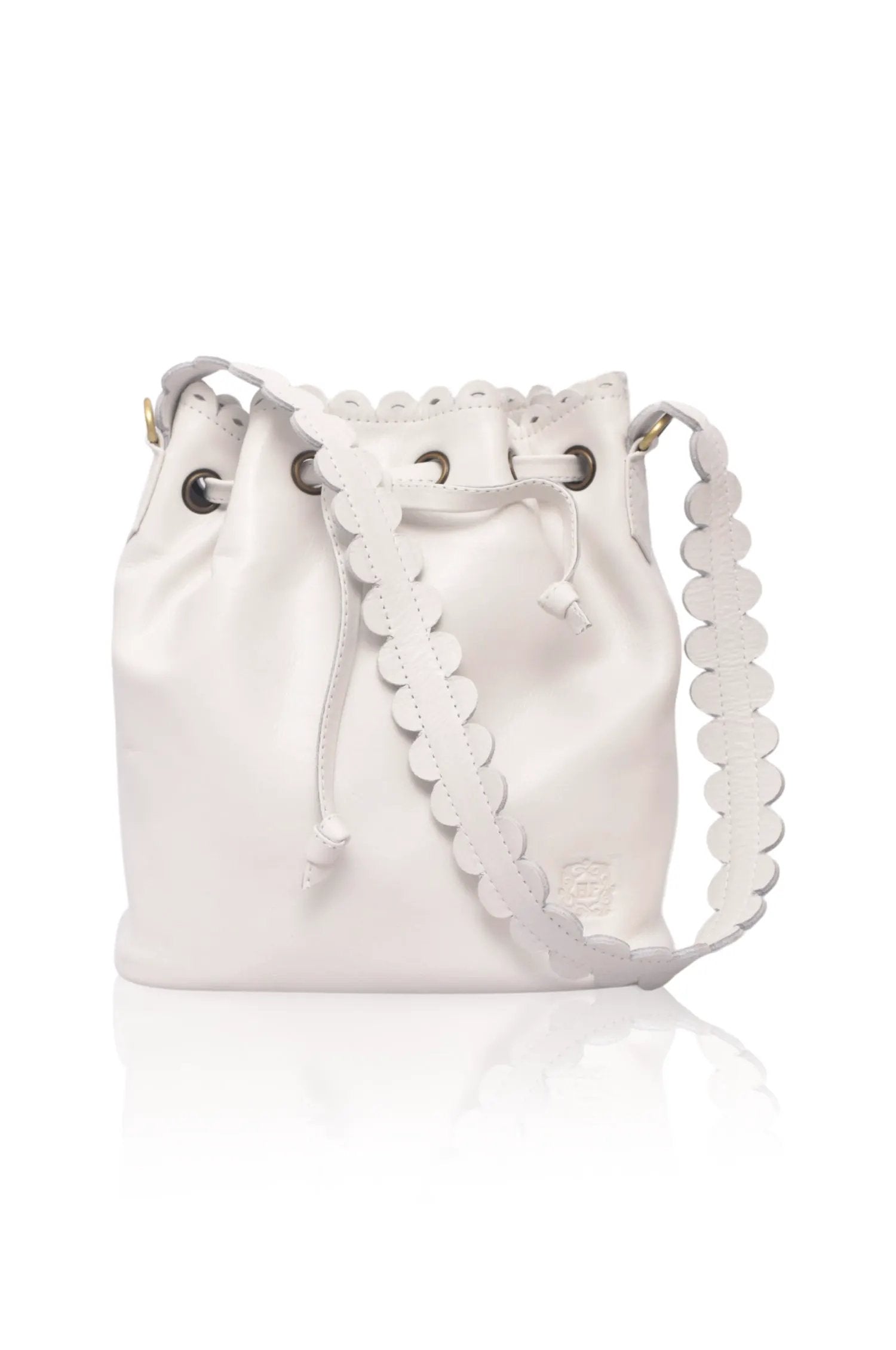 Luisa Scalloped Bucket Bag by ELF