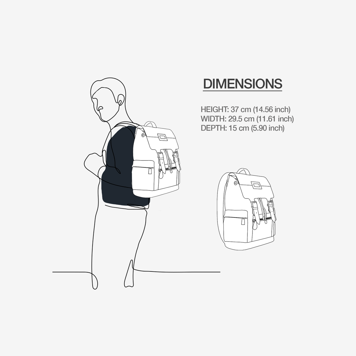 Luxury Vegan Backpack GOLD SAFARI – BYMANYC ® New York Made in Italy by BYMANYC ® New York