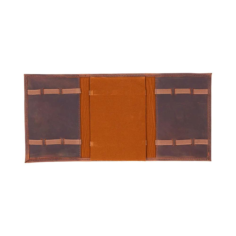Skagway Leather Watch Band Organizer – 3 Slot Travel Case by TORONATA