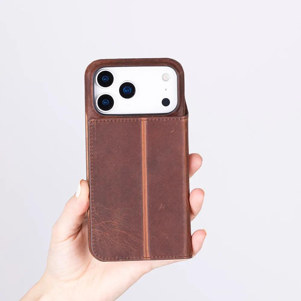 Decatur iPhone 18 Full-Grain Leather Folio Case by TORONATA
