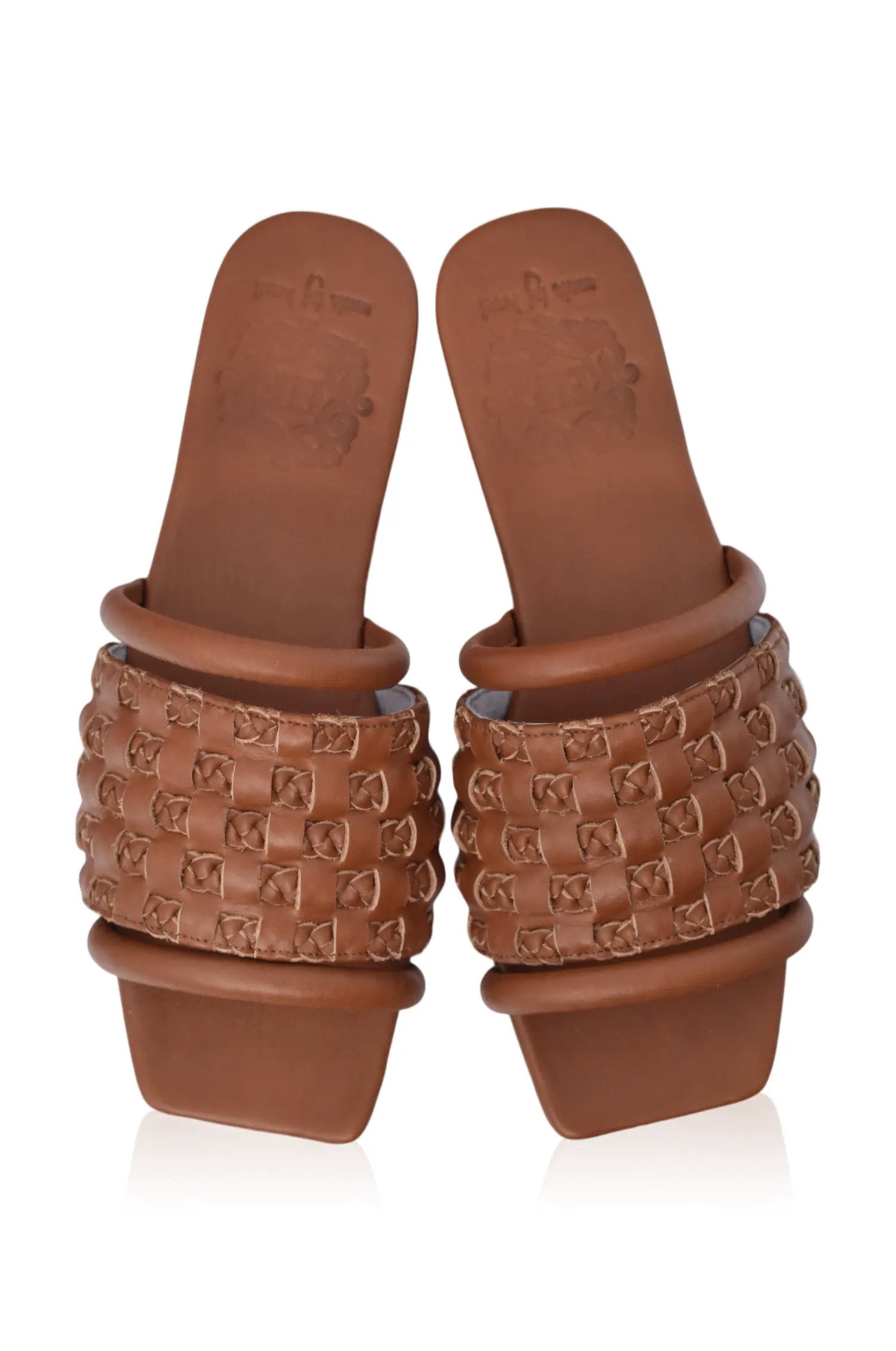 Majorca Leather Slides (Sz. 5) by ELF