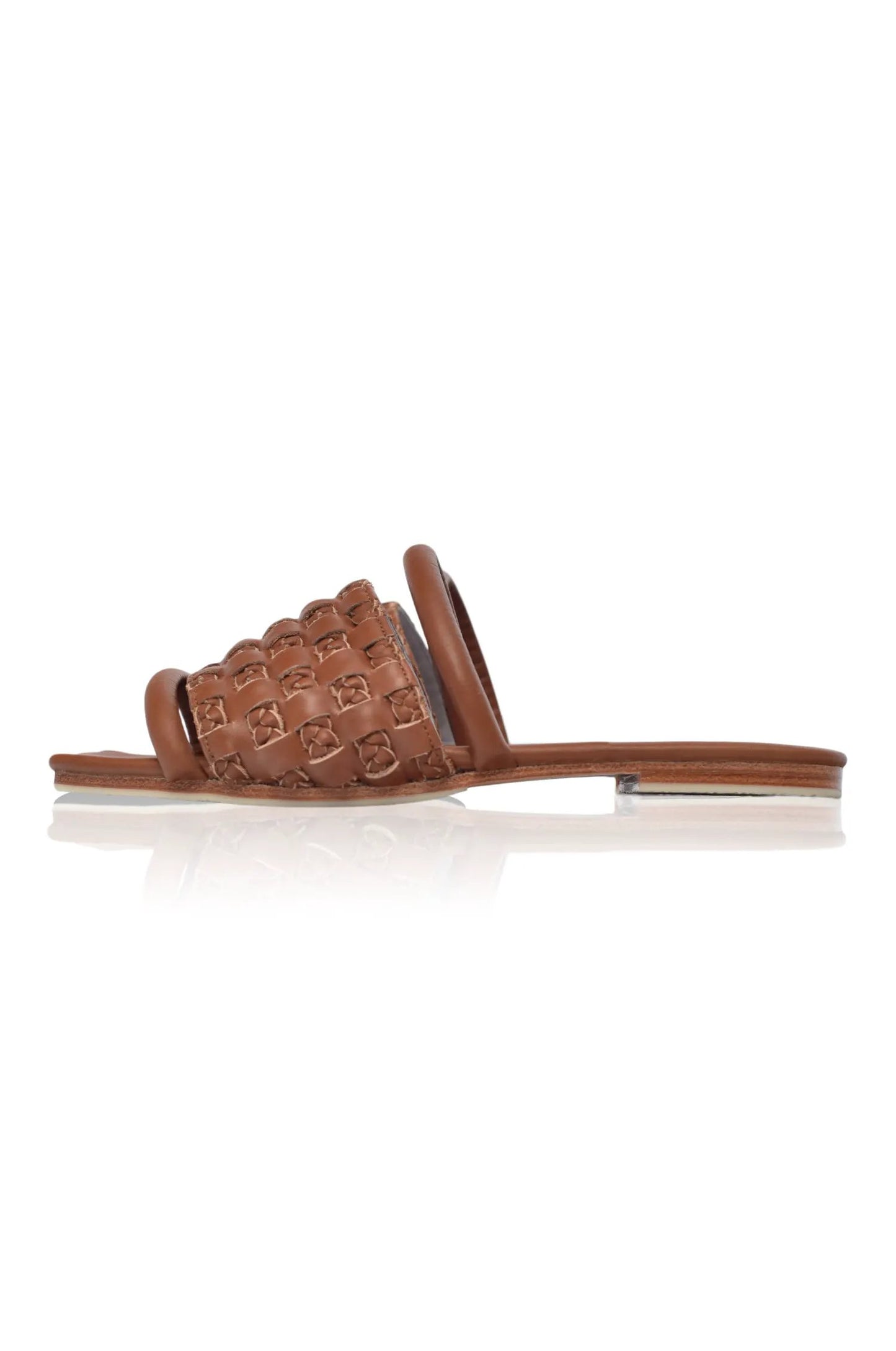 Majorca Leather Slides (Sz. 5) by ELF
