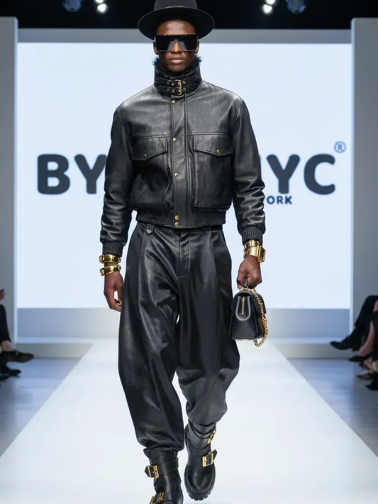 Men's Jacket VEGAN NOLITA NYFW Colecction BYMANYC ® New York by BYMANYC ® New York