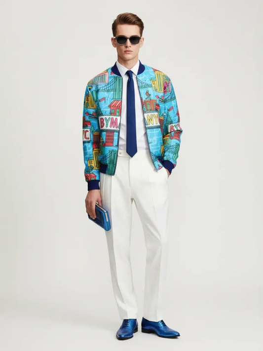 Men's TRIBECA Bomber Jacket BYMANYC ® New York by BYMANYC ® New York