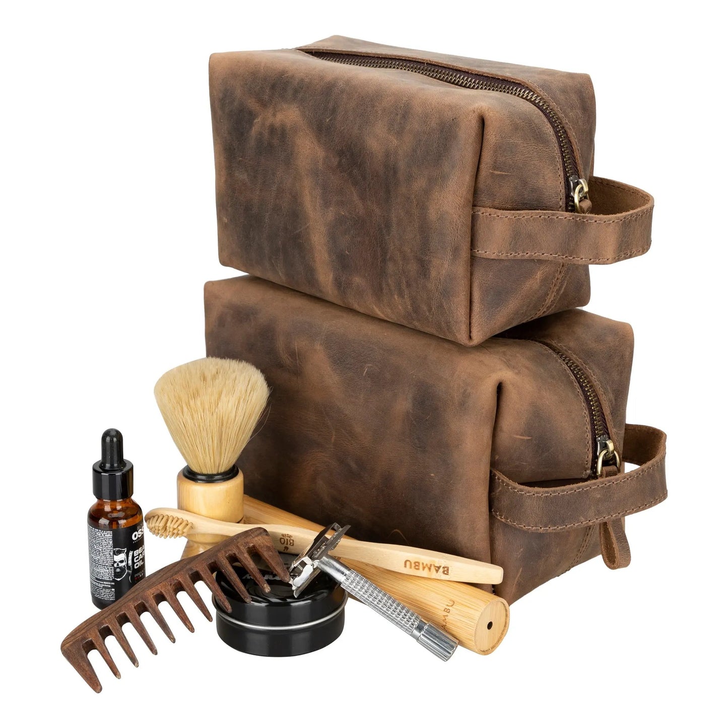 Eve Leather Dopp Kit, Large by TORONATA