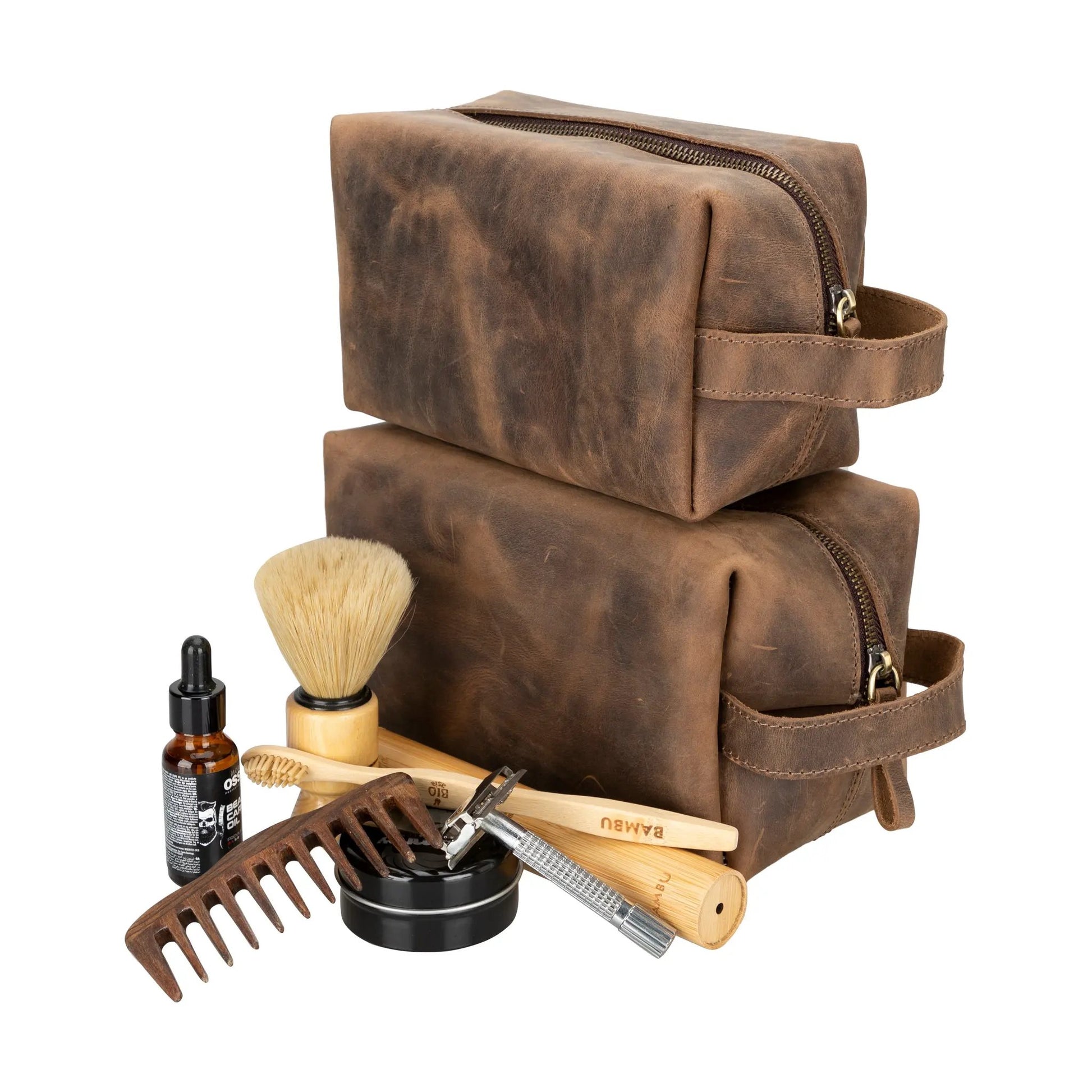 Eve Leather Dopp Kit, Large by TORONATA