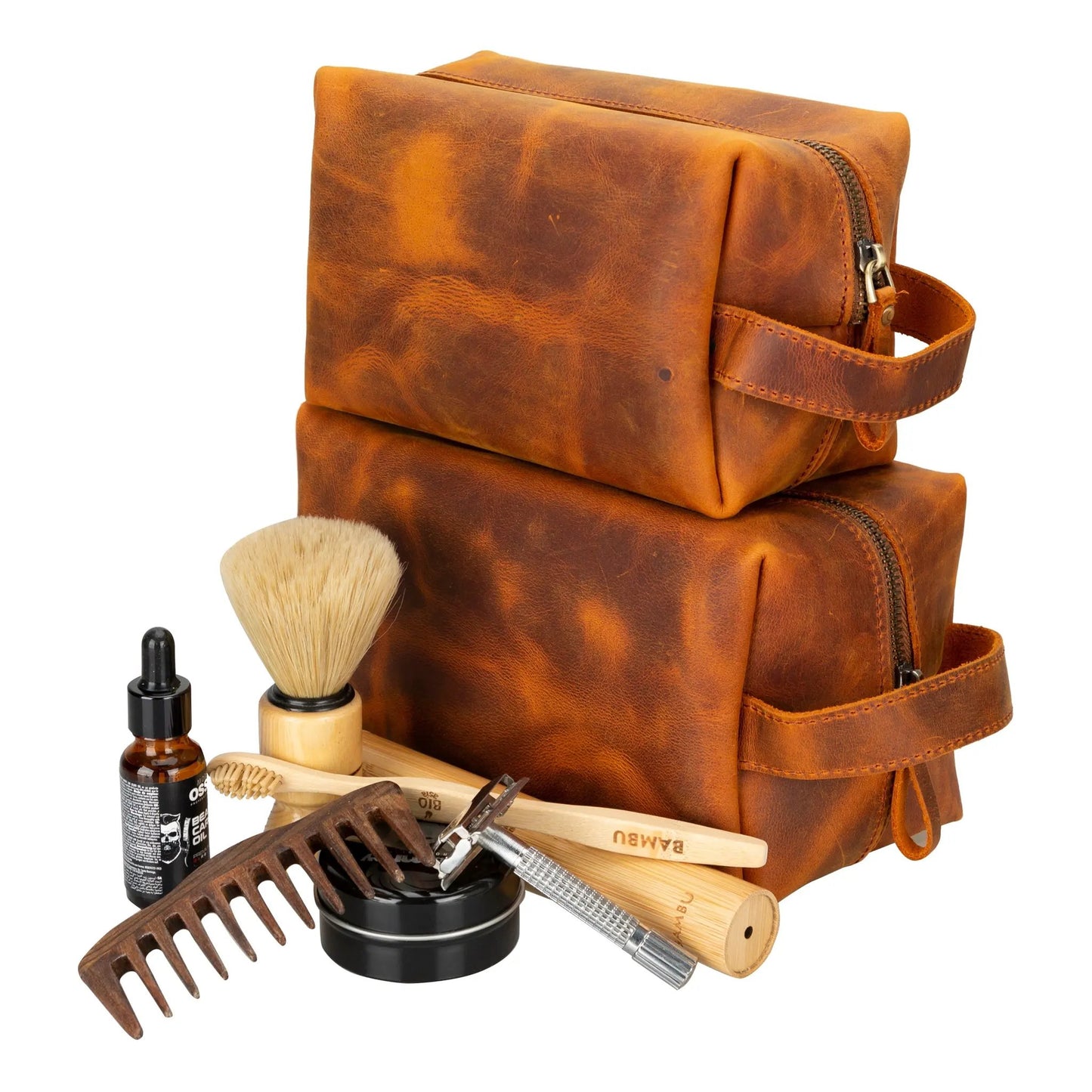 Eve Leather Dopp Kit, Medium by TORONATA
