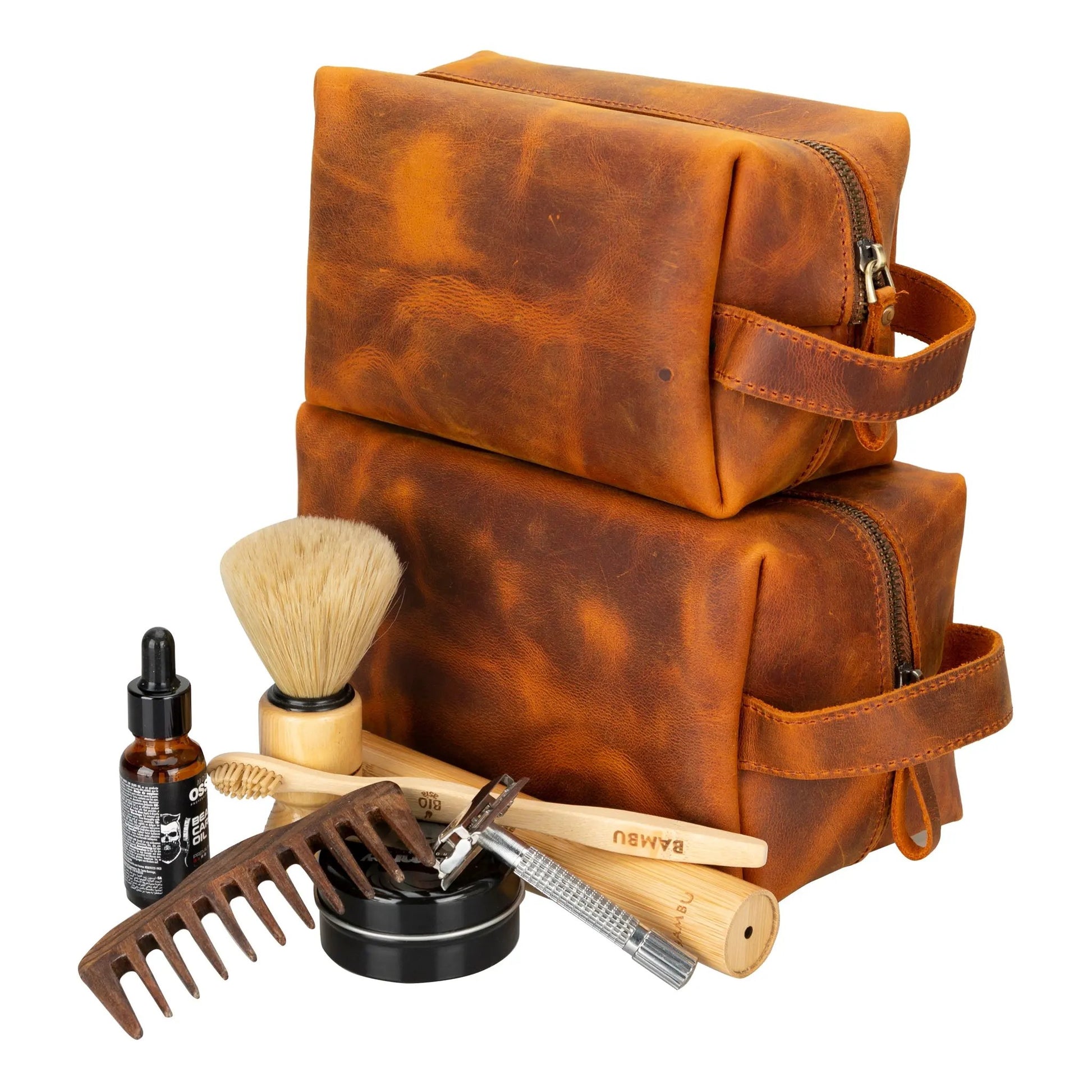 Eve Leather Dopp Kit, Large by TORONATA