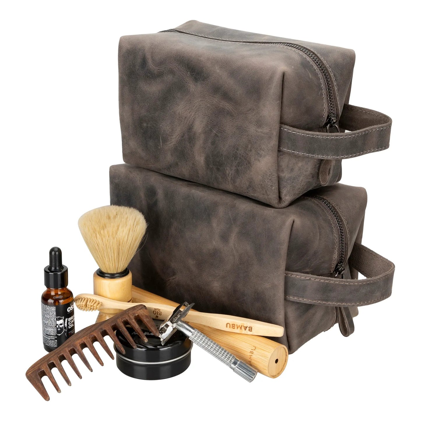 Eve Leather Dopp Kit, X Large by TORONATA