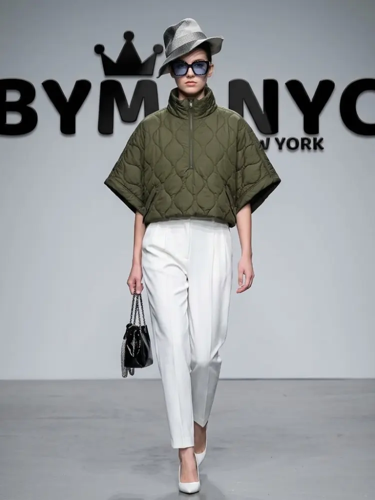 WOMEN'S JACKET CAPE Ecological Prêt-à-Porter New Collection TRIBECA BYMANYC ® New York by BYMANYC ® New York