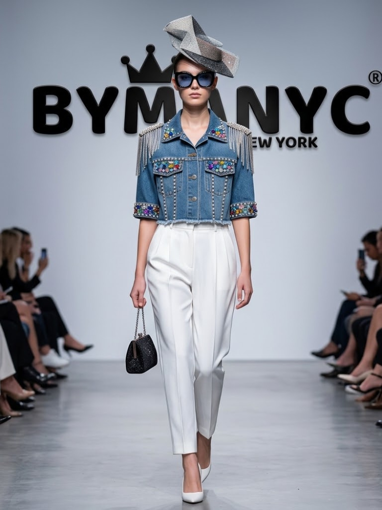 WOMEN'S JACKET Ecological Prêt-à-Porter New Collection MADISON AVENUE BYMANYC ® New York-0