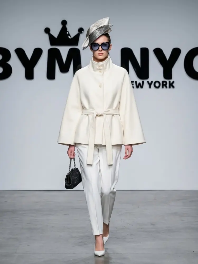 WOMEN'S CAPE JACKET Ecological Prêt-à-Porter New Collection CHELSEA BYMANYC ® New York by BYMANYC ® New York