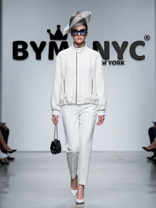 WOMEN'S JACKET Ecological TIMES SQUARE New Collection Top Trendy BYMANYC ® New York by BYMANYC ® New York