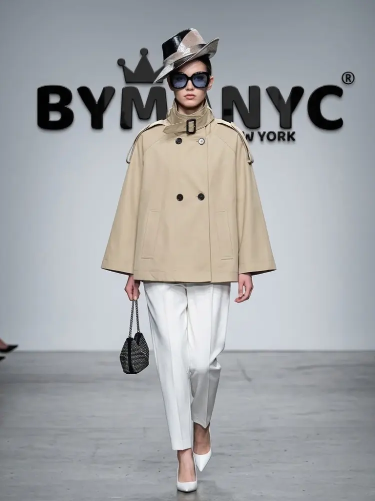 WOMEN'S CAPE JACKET Ecological Prêt-à-Porter New Collection SOHO BYMANYC ® New York-0