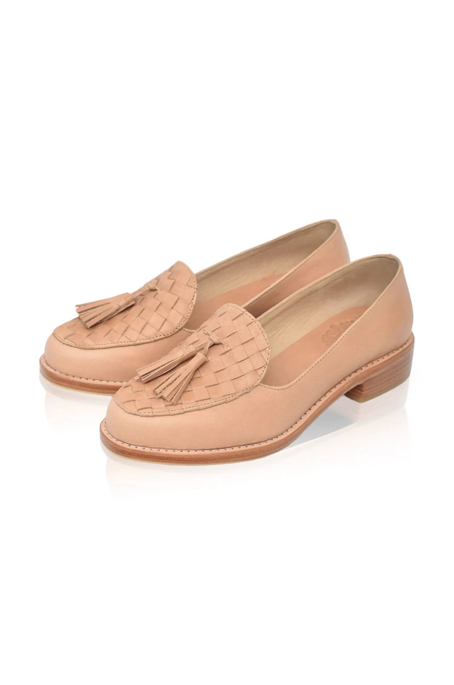 Nikita Woven Leather Loafers by ELF