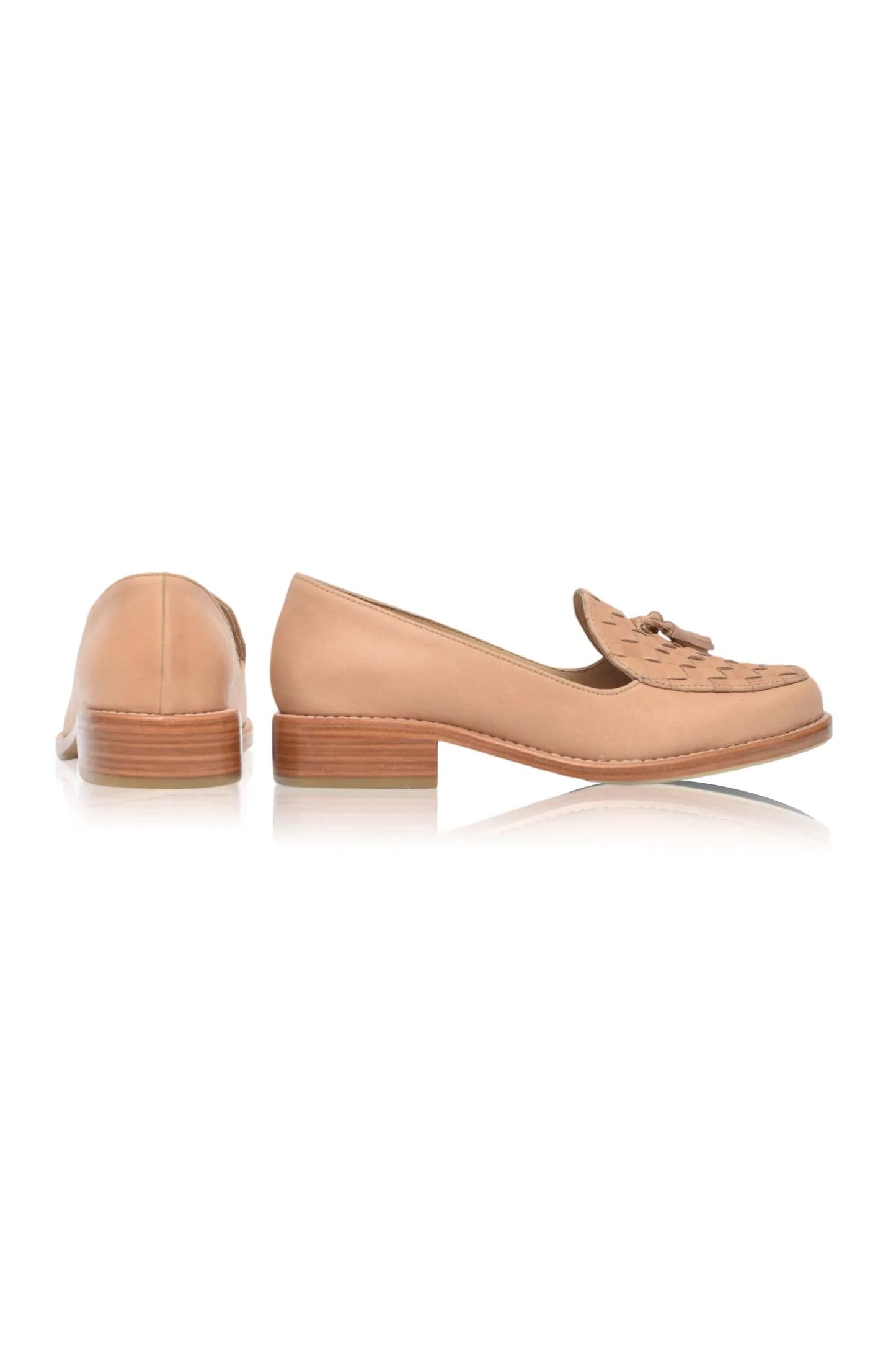 Nikita Woven Leather Loafers by ELF