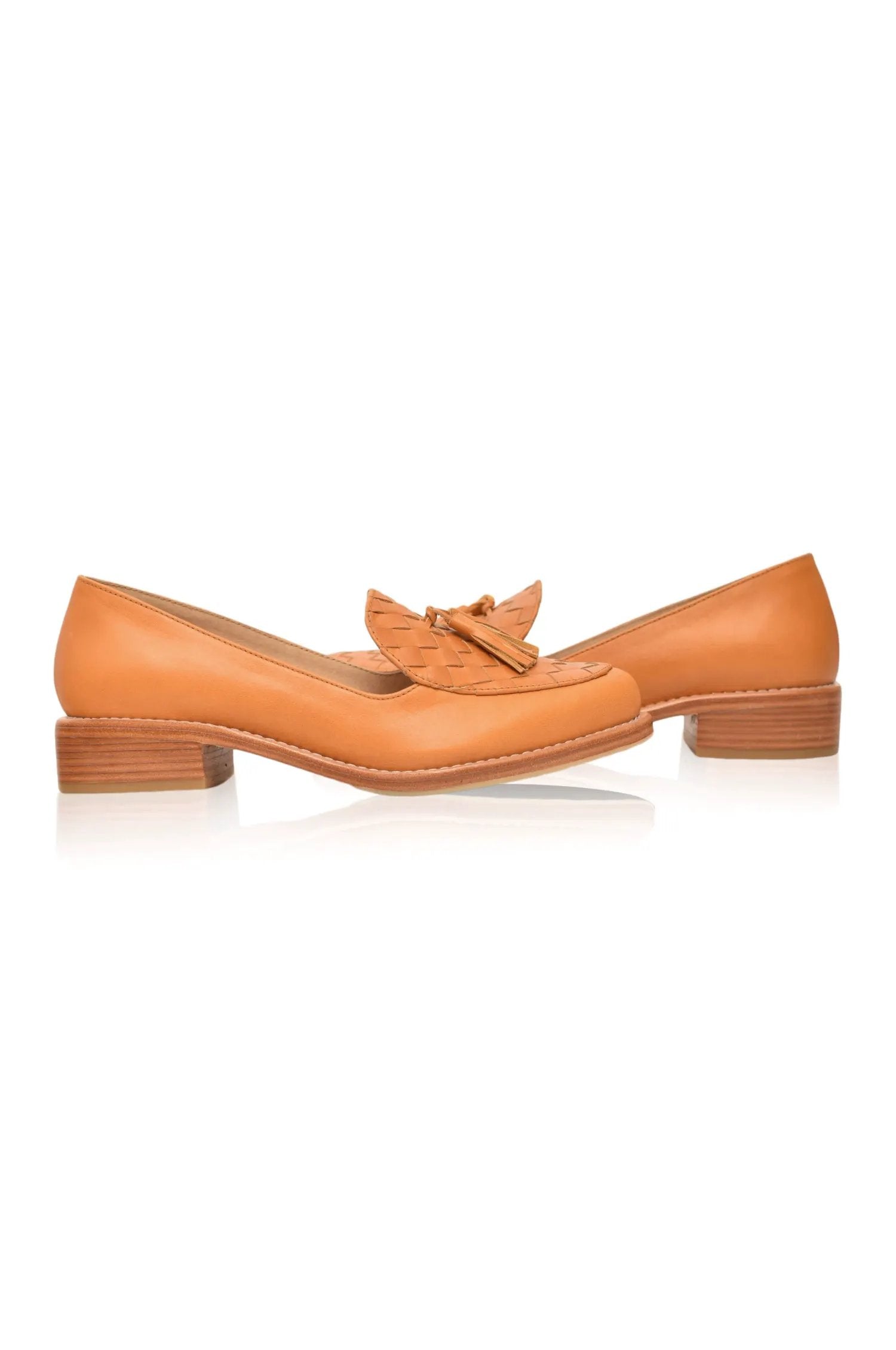 Nikita Woven Leather Loafers by ELF
