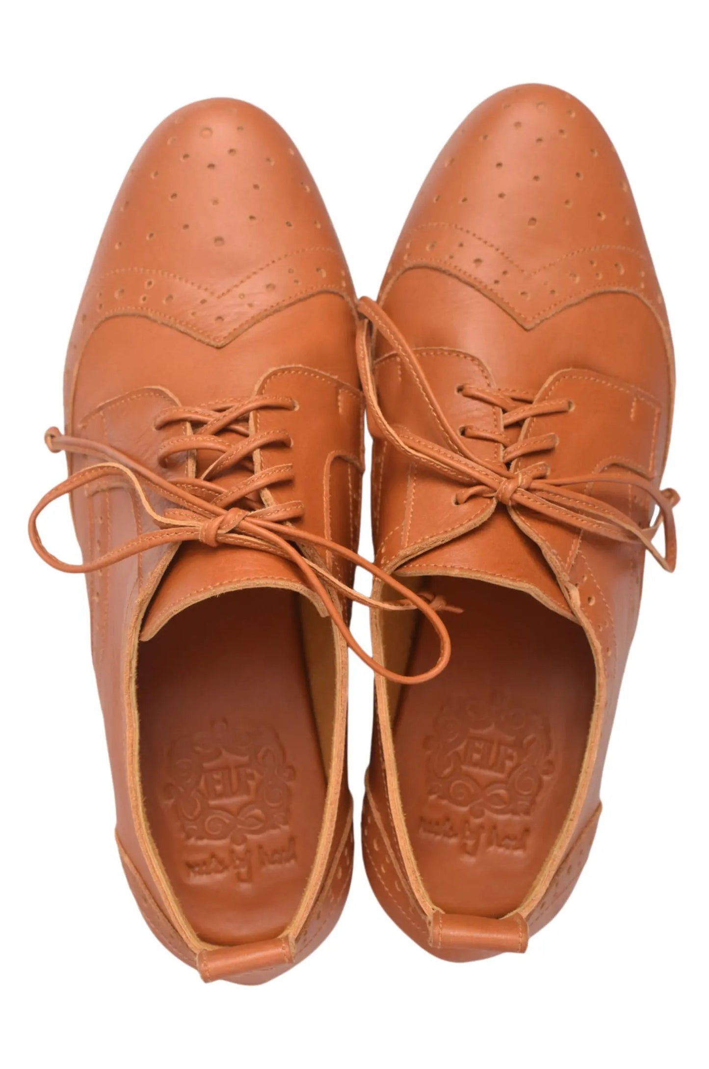 Northlight Cutout Leather Brogues by ELF