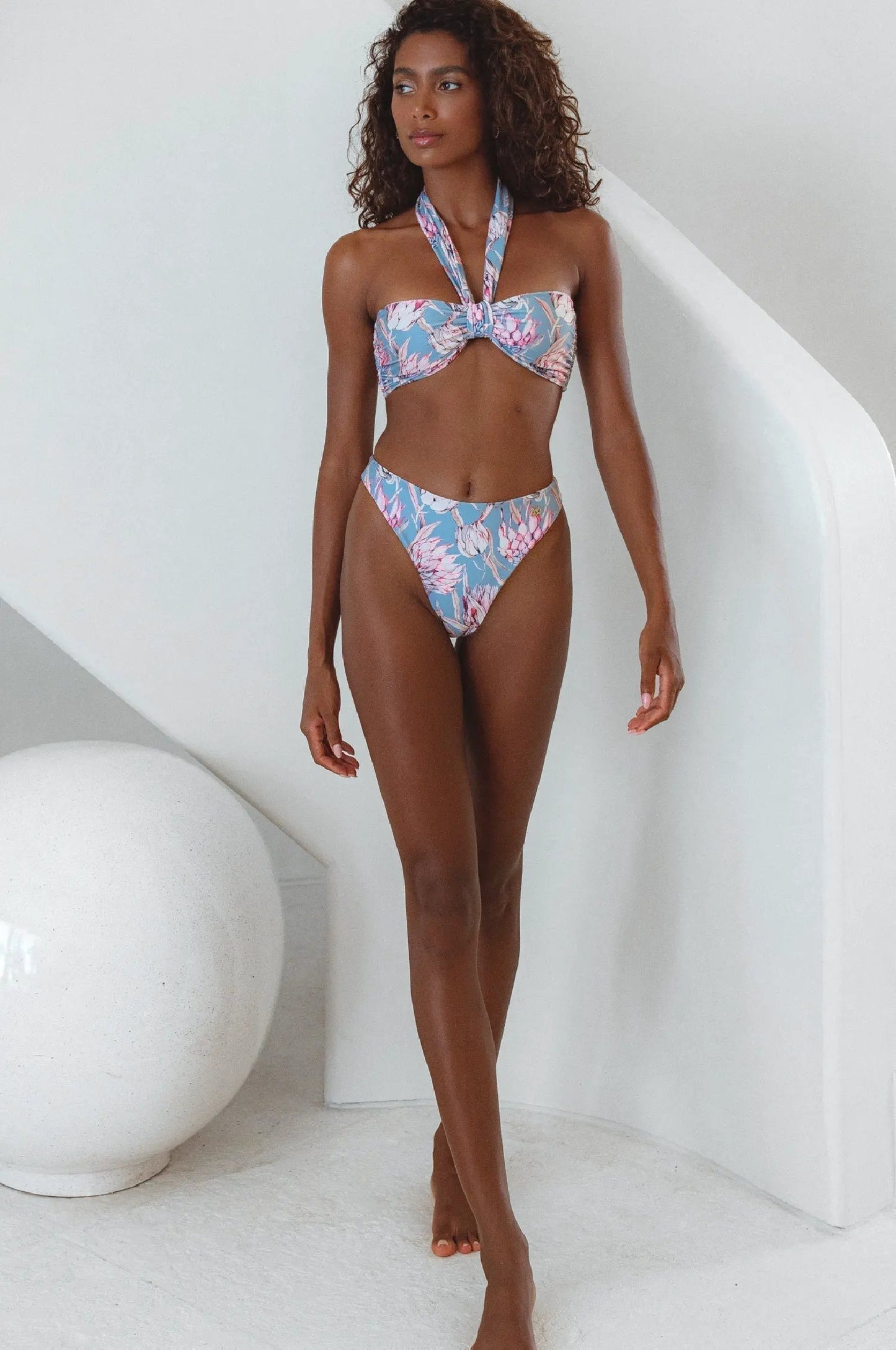 Palmeria High Waist Bikini Bottoms by Islabayswim