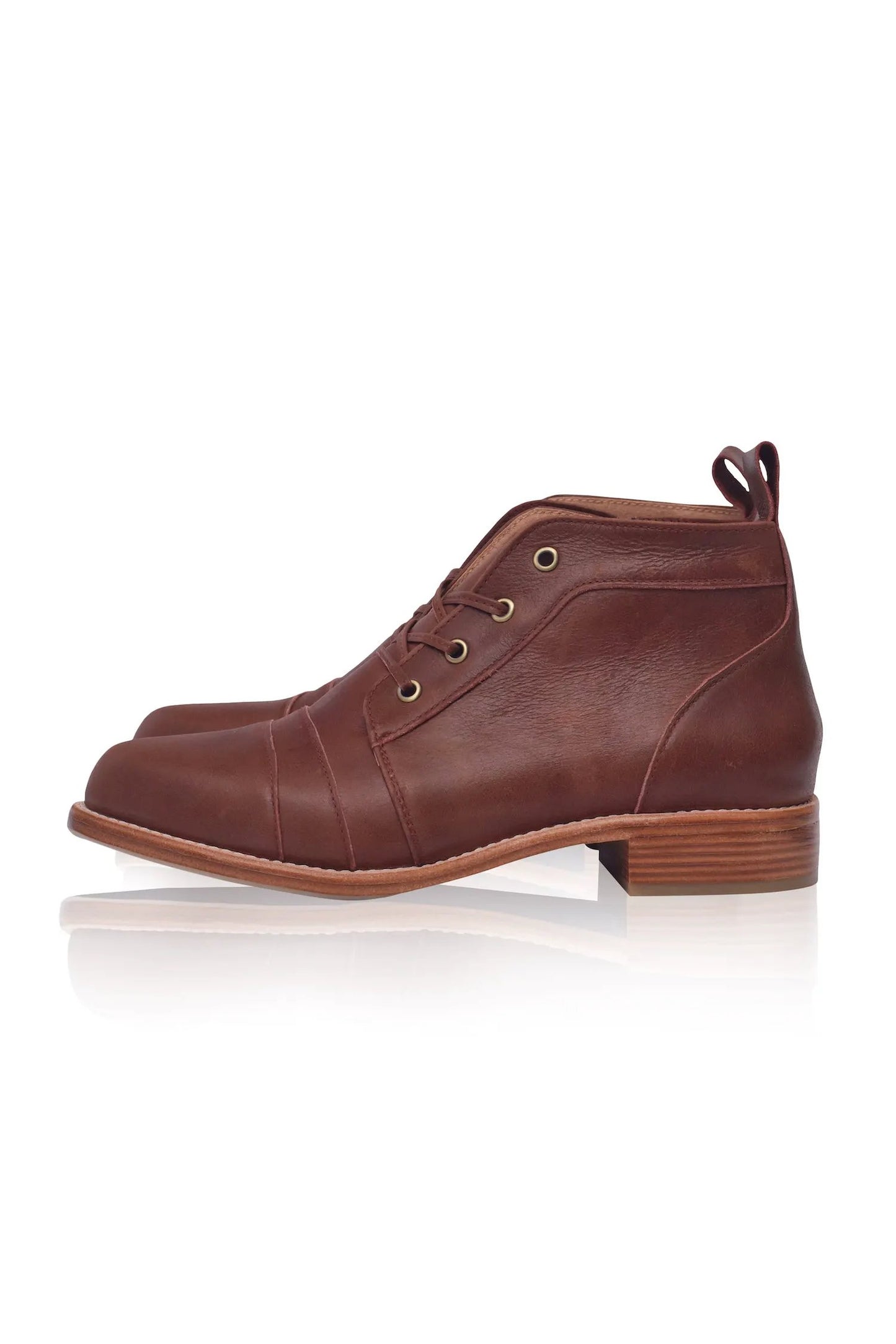 Passage Lace-Up Leather Boots by ELF