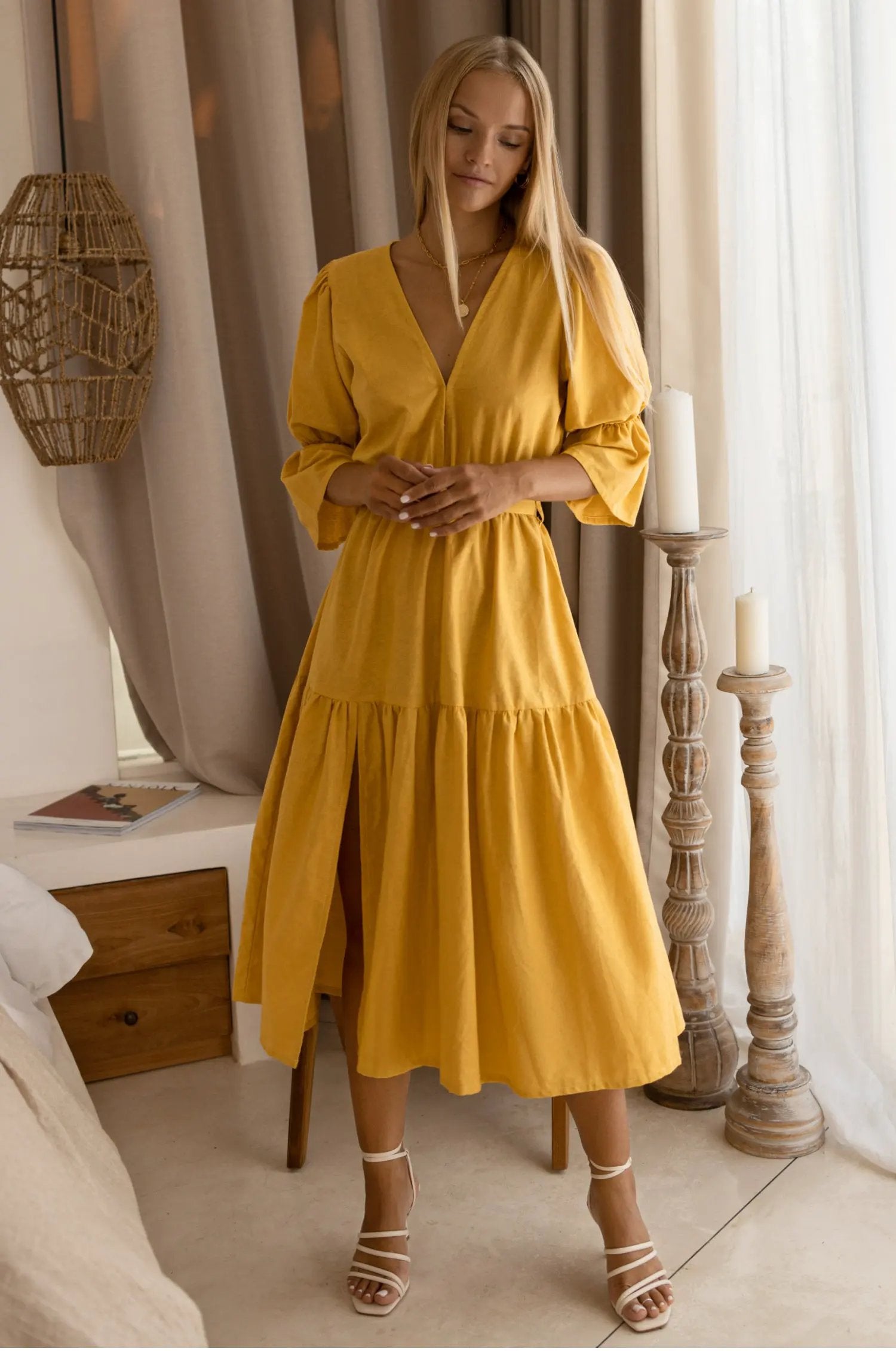 Peony Midi Dress (Sale) by ELF