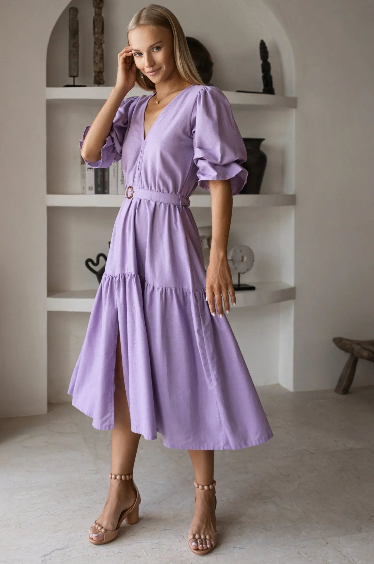Peony Midi Dress (Sale) by ELF