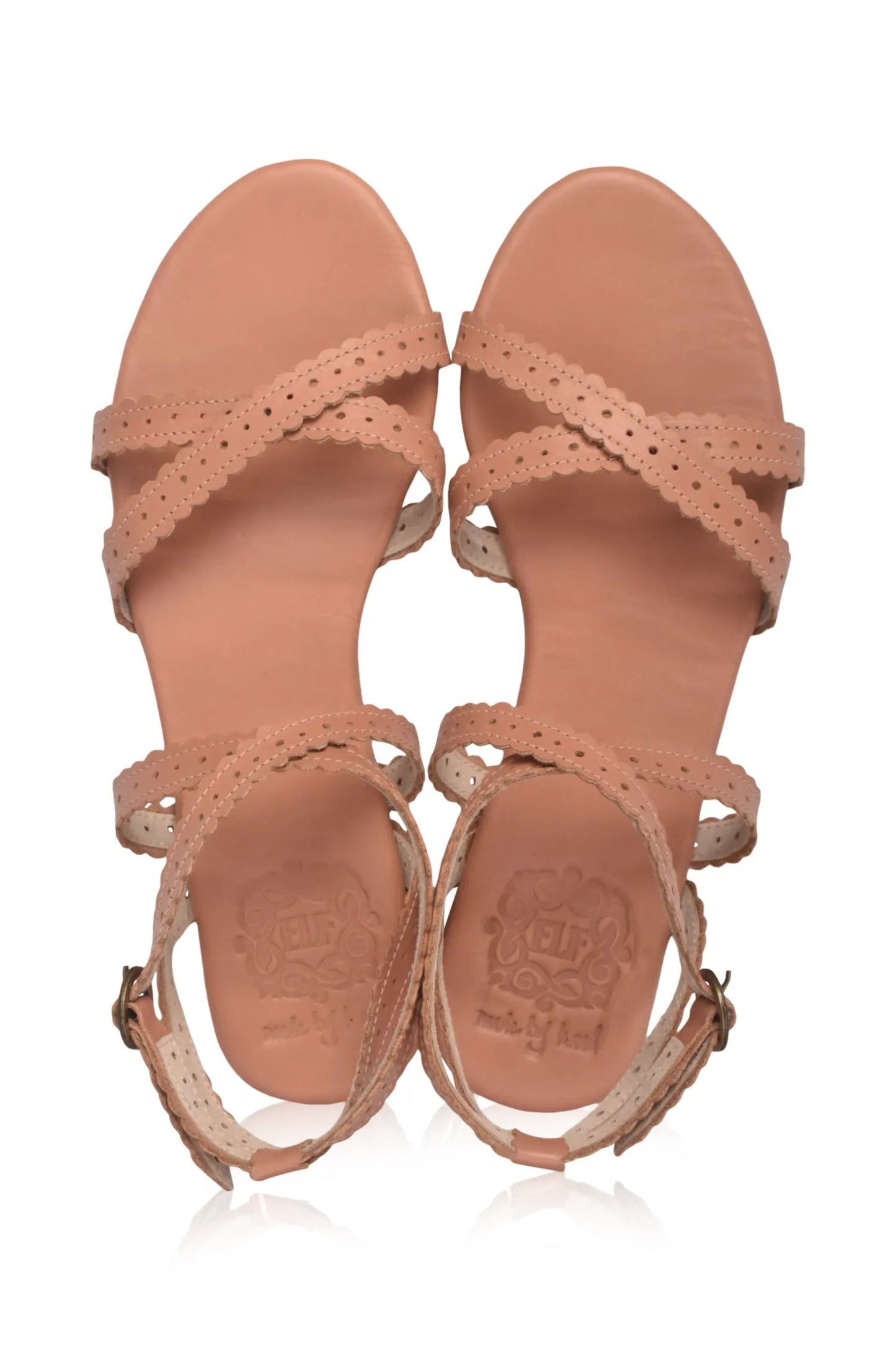 Playa Strappy Leather Sandals by ELF
