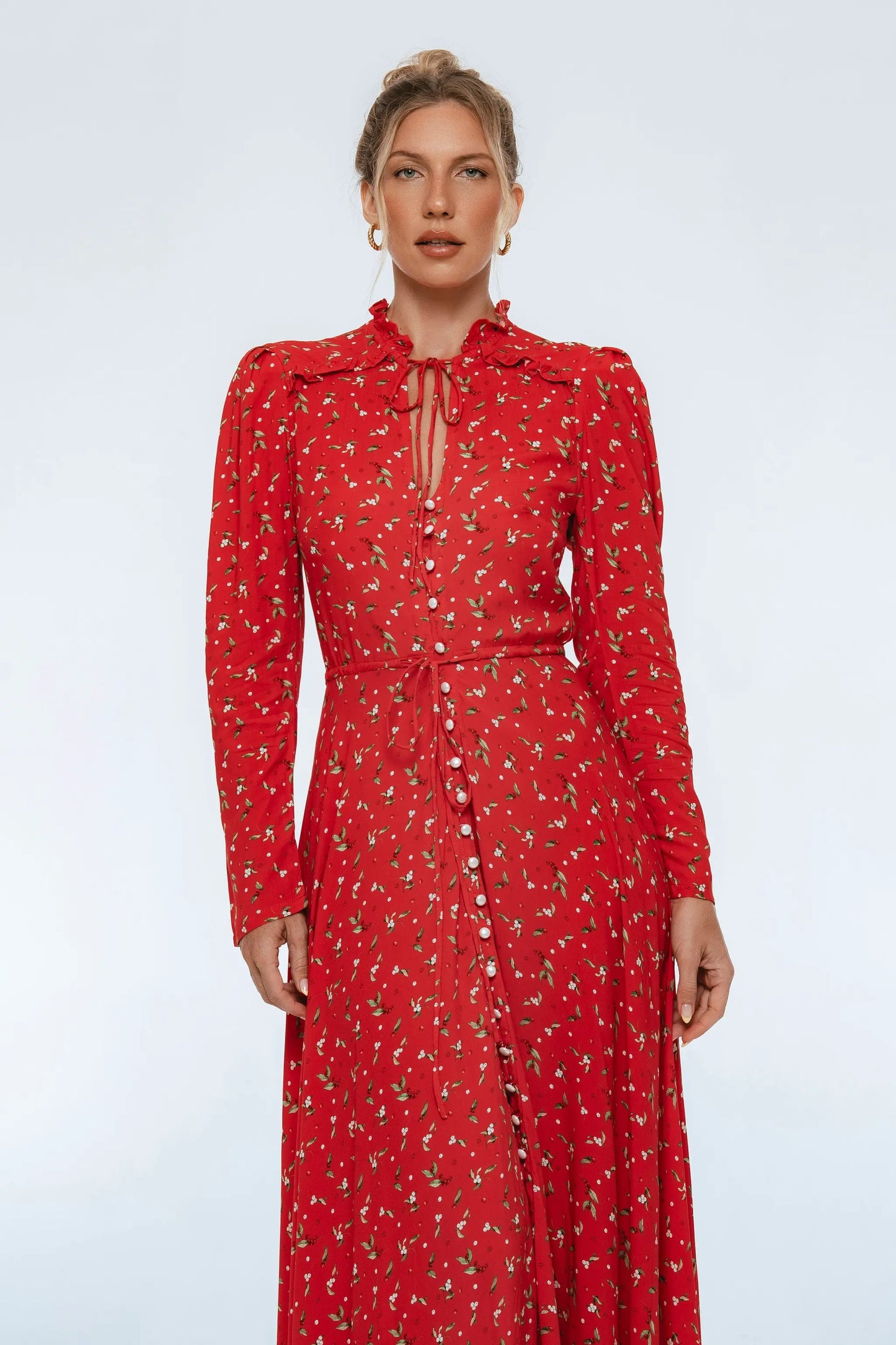 Poeme Long Sleeve Maxi Dress by ELF