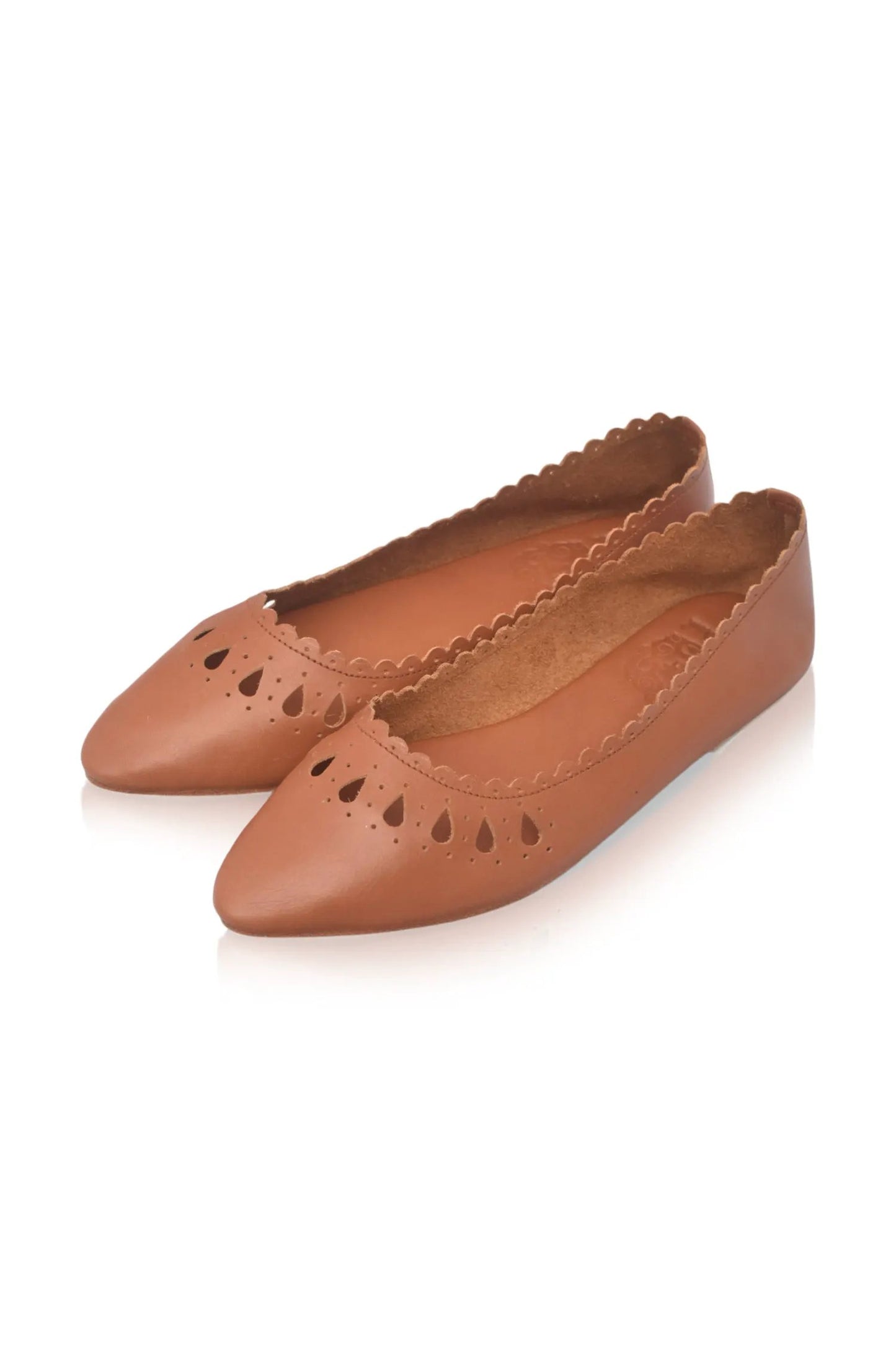 Pura Vida Cut-Out Leather Flats by ELF