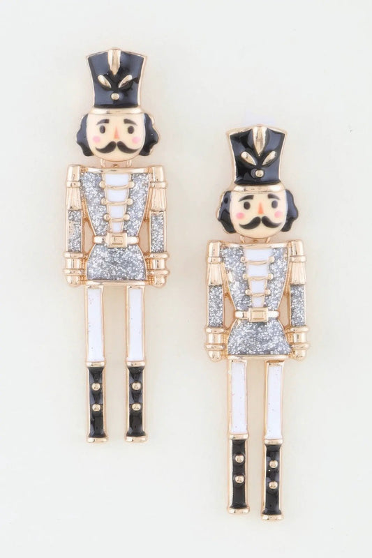 RADIO CITY Glitter Nutcracker Drop Earrings: BYMANYC ® New York by BYMANYC ® New York