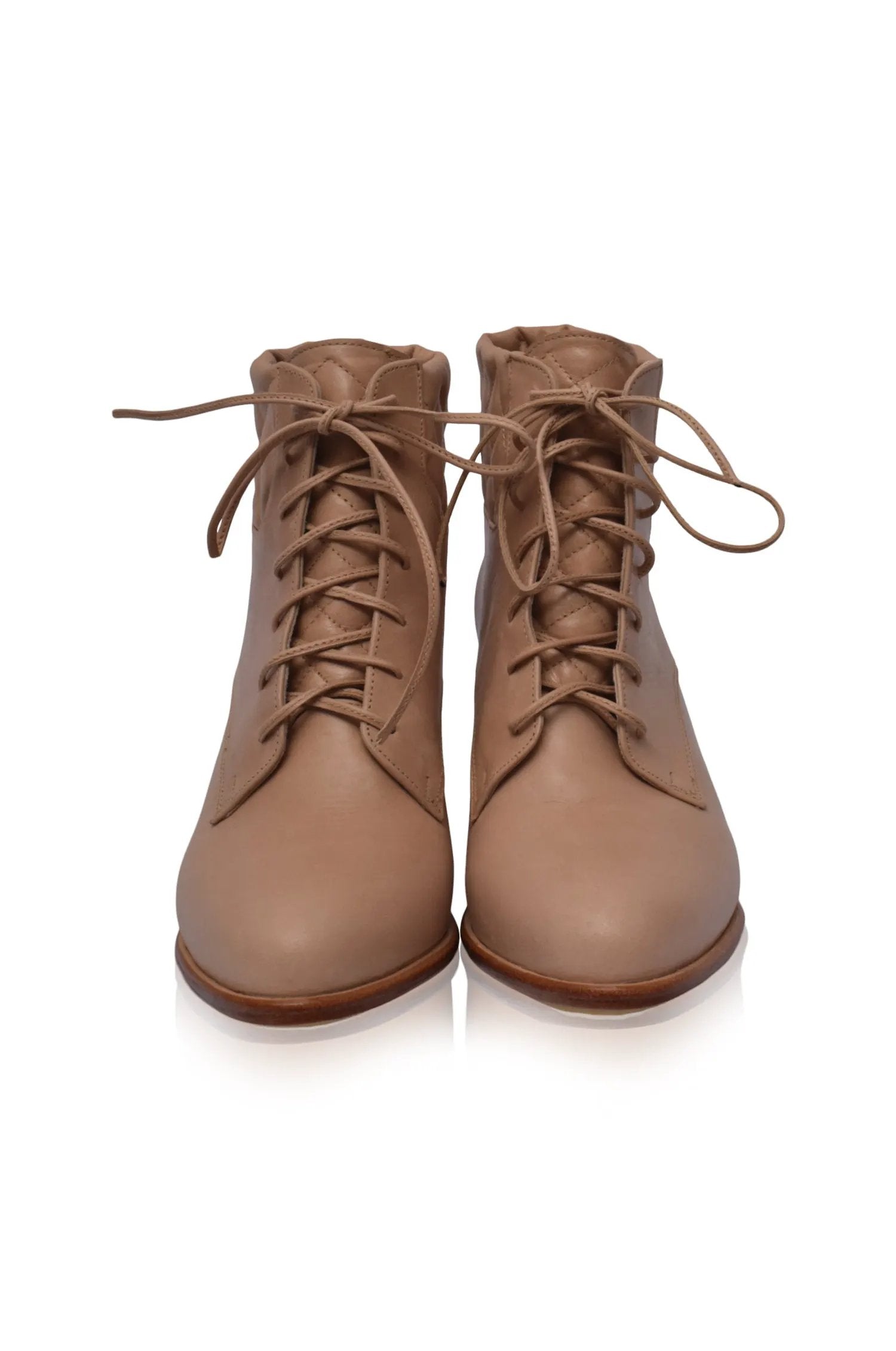 Rising Mara Leather Heel Booties by ELF