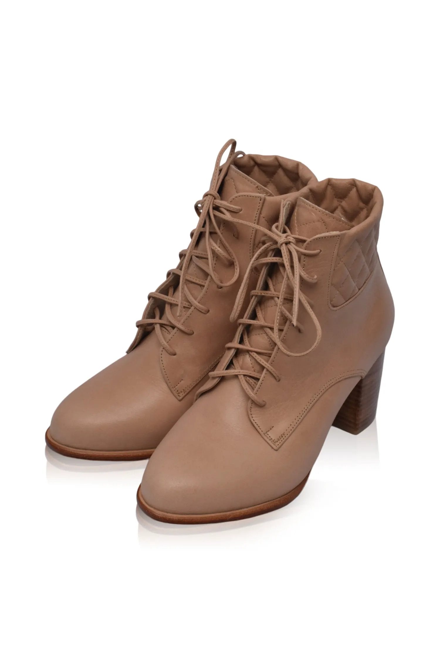 Rising Mara Leather Heel Booties by ELF