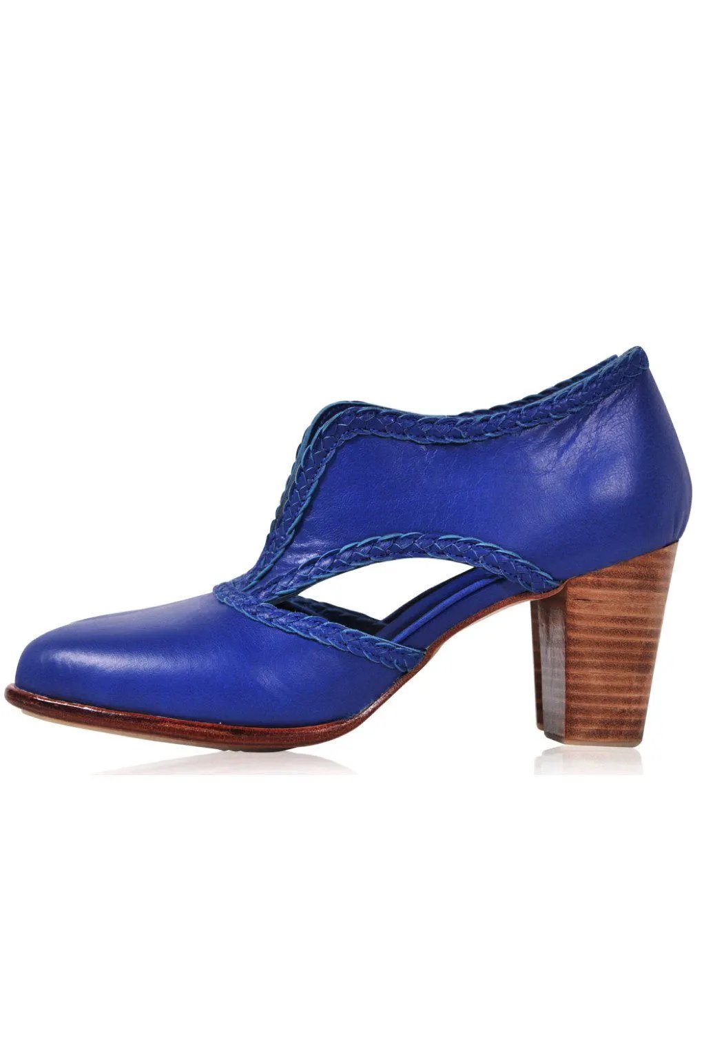Spirit Walker Leather Heel Booties by Local