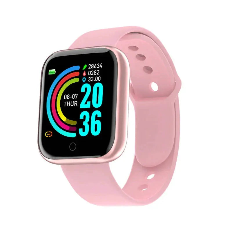 Multifunctional Smart Watch Men Women Bluetooth Connected Phone Music Fitness Sports Bracelet Sleep Monitor Y68 Smartwatch D20 by OPUYYM Smartwatch Store