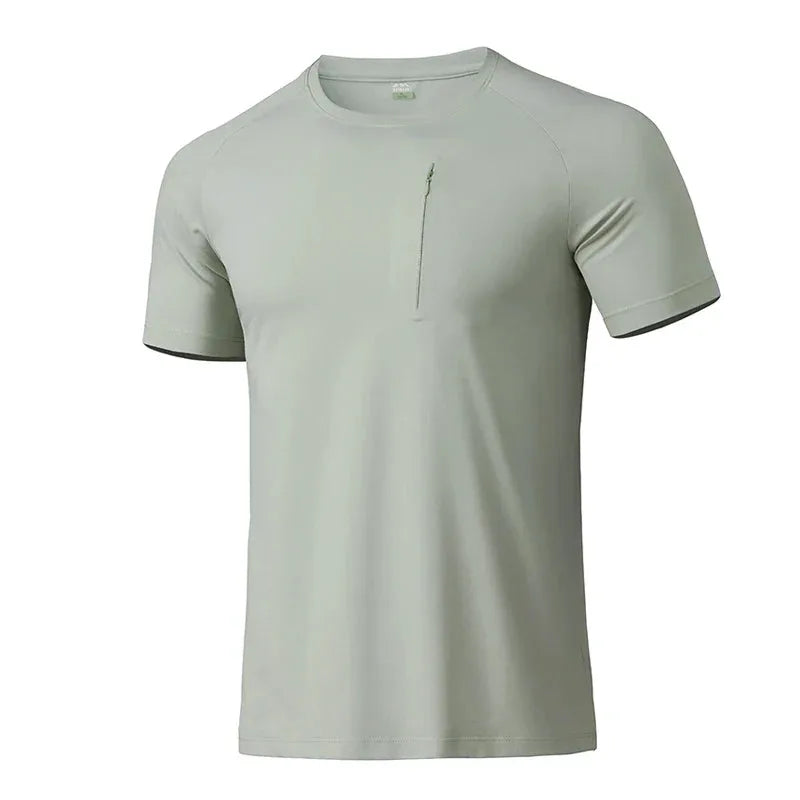 T-Shirt Short Sleeved T-Shirt Cooling Short Sleeve Tee by Vimost Shop