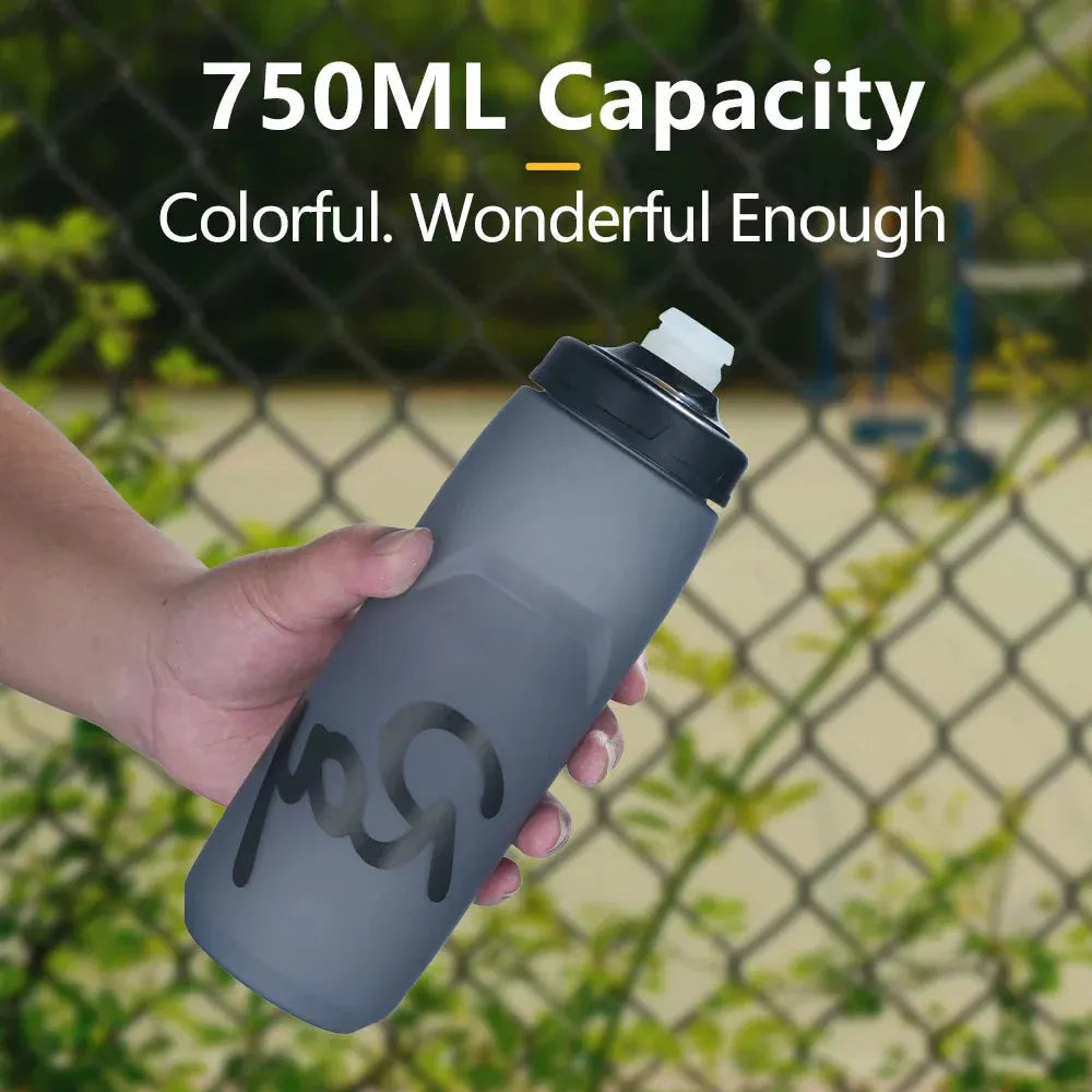 Rapha Cycling Water Bottle 620/750ml Ultra light Leak-proof squeezable Taste-free Camping Hiking Sports Bicycle Kettle by TOPRIDER Official Store