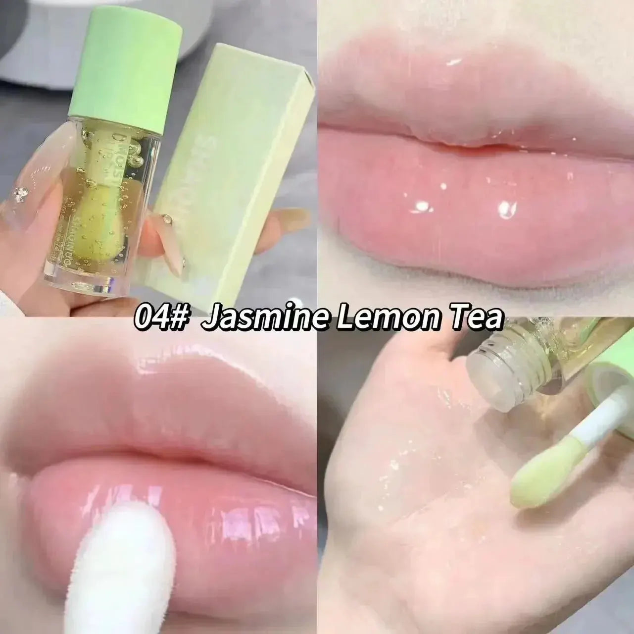 Water Light Lip Gloss Moisturizer Transparent Jelly Mirror Fruit Crystal Lip Oil Clear Hydrating Plumping Korean Lip Care Makeup by HMEINA Store