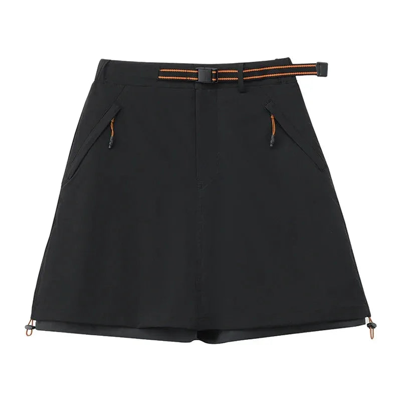 Shorts Stretch Shorts Skirt Lightweight Cargo Culottes Everyday Wear by Vimost Shop