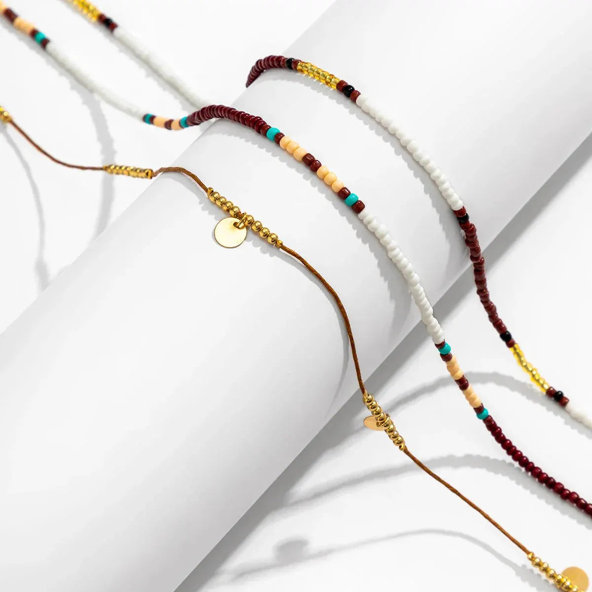 Salircon Bohemian Colored Seed Beads Beaded Waist Chain Vintage Multi layered Belly Chain Charming Sexy Summer Body Jewelry by Maiden-Art