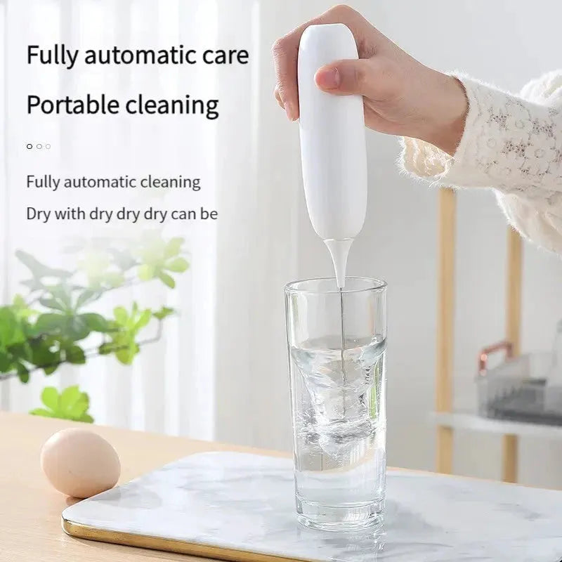 1PC Battery Model Handheld Egg Beater Froth Mixer Kitchen Automatic Coffee Milk Foaming Mixer Kitchen Whisk Tools by Shop1102829035 Store