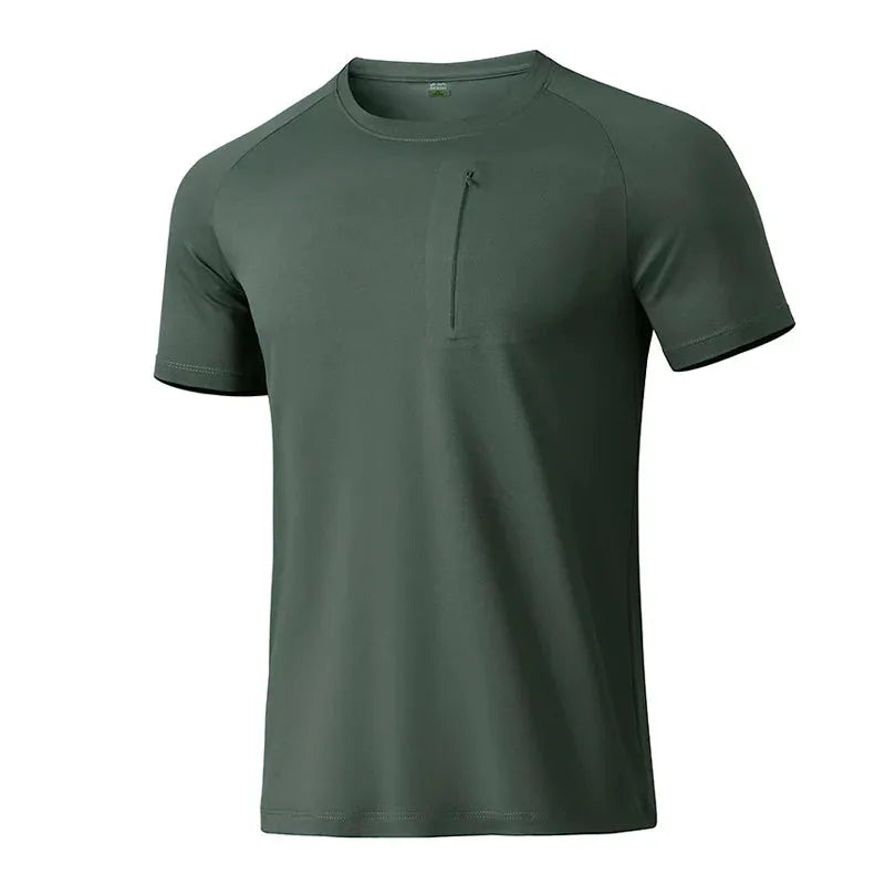 T-Shirt Short Sleeved T-Shirt Cooling Short Sleeve Tee by Vimost Shop