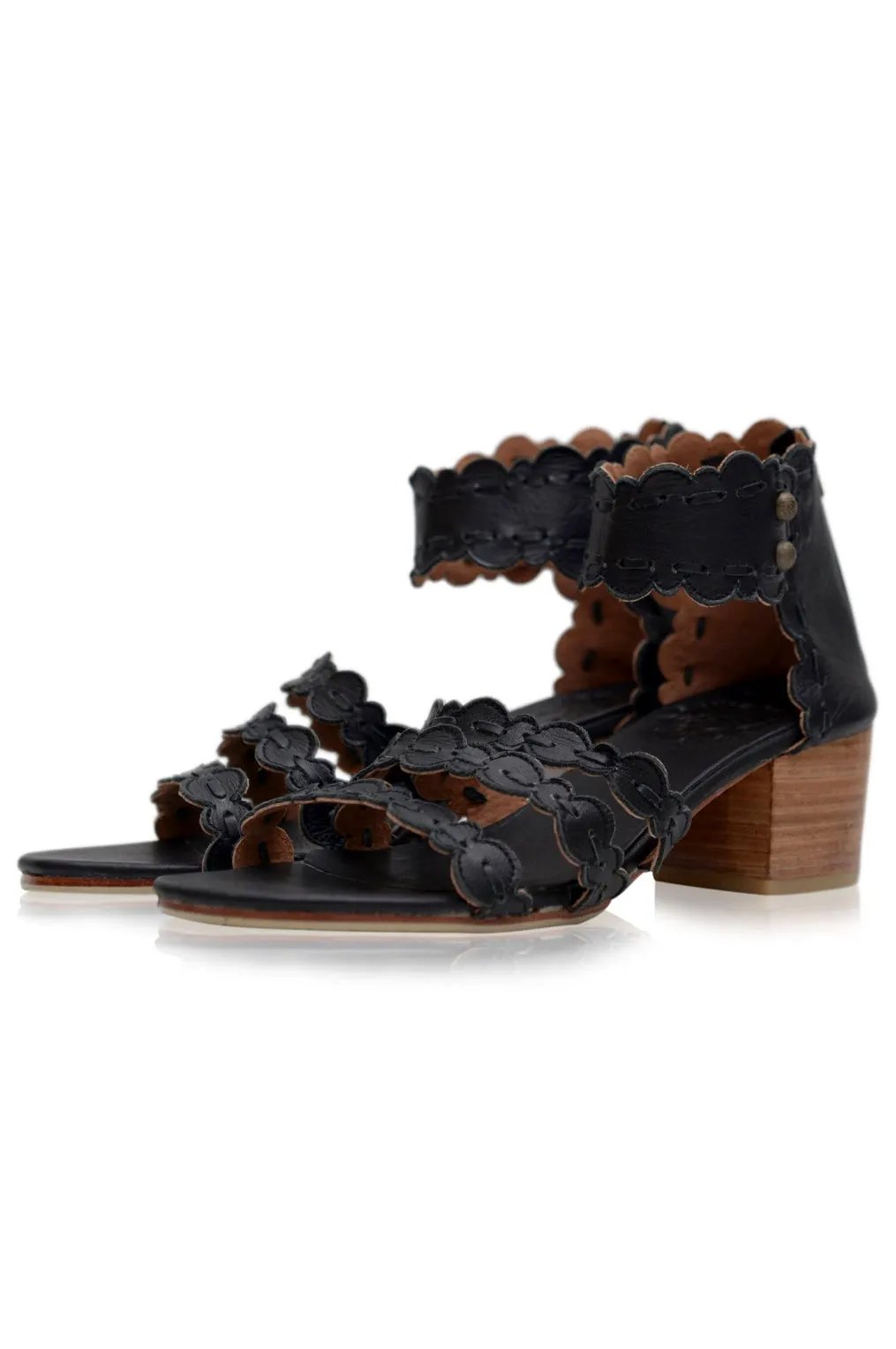 Seaside Block Heel Sandals by ELF