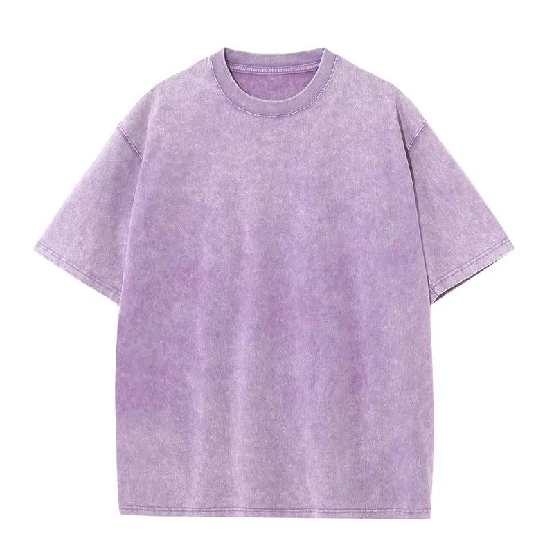 Men’s Washed Oversized Short-Sleeve T-Shirt by Vimost Shop