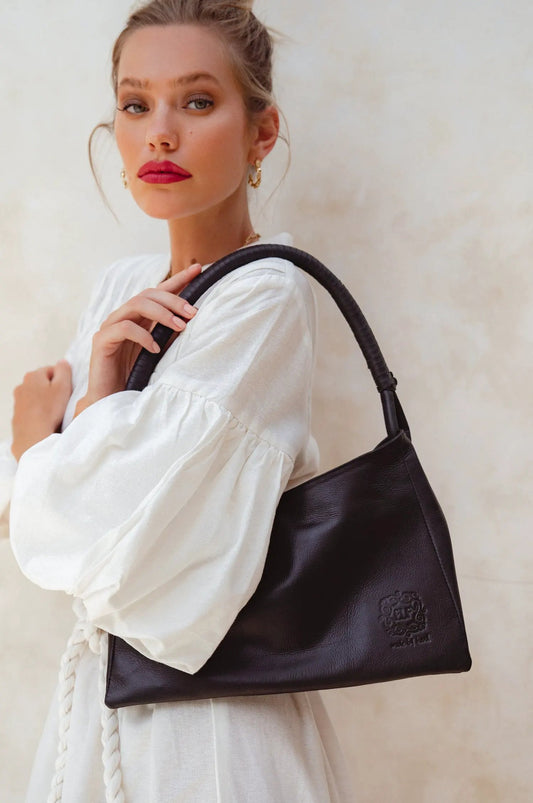 Santa Cruz Leather Shoulder Bag by ELF