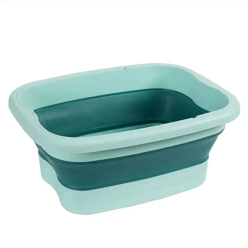 Foldable Footbath Massage Bucket Soaking Bucket Folding Basin Spa Foot Bath Bucket Household Sauna Bathtub Pedicure Bath Bathtub by LoveLife Home Living Store