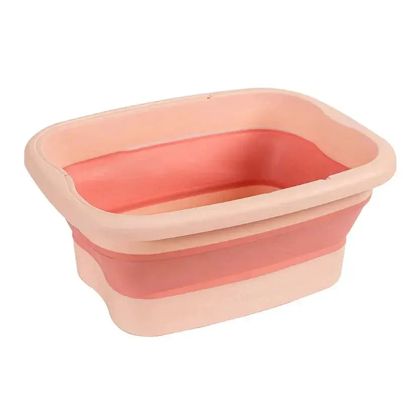 Foldable Footbath Massage Bucket Soaking Bucket Folding Basin Spa Foot Bath Bucket Household Sauna Bathtub Pedicure Bath Bathtub by LoveLife Home Living Store