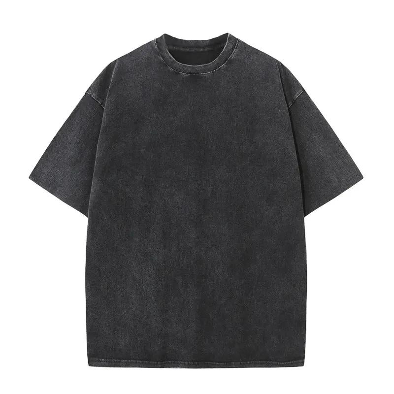 Men’s Washed Oversized Short-Sleeve T-Shirt by Vimost Shop