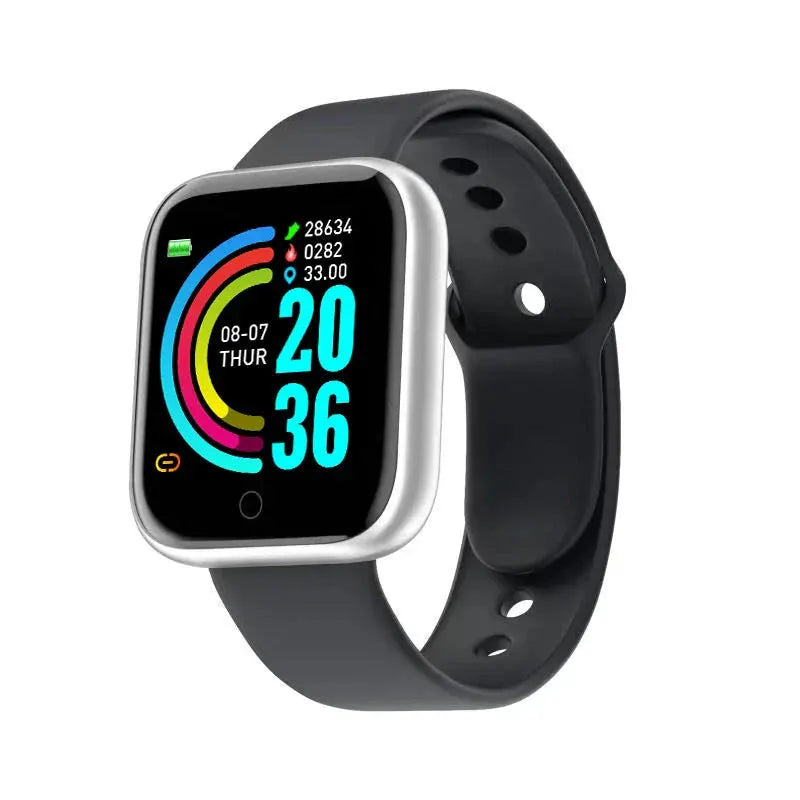 Multifunctional Smart Watch Men Women Bluetooth Connected Phone Music Fitness Sports Bracelet Sleep Monitor Y68 Smartwatch D20 by OPUYYM Smartwatch Store