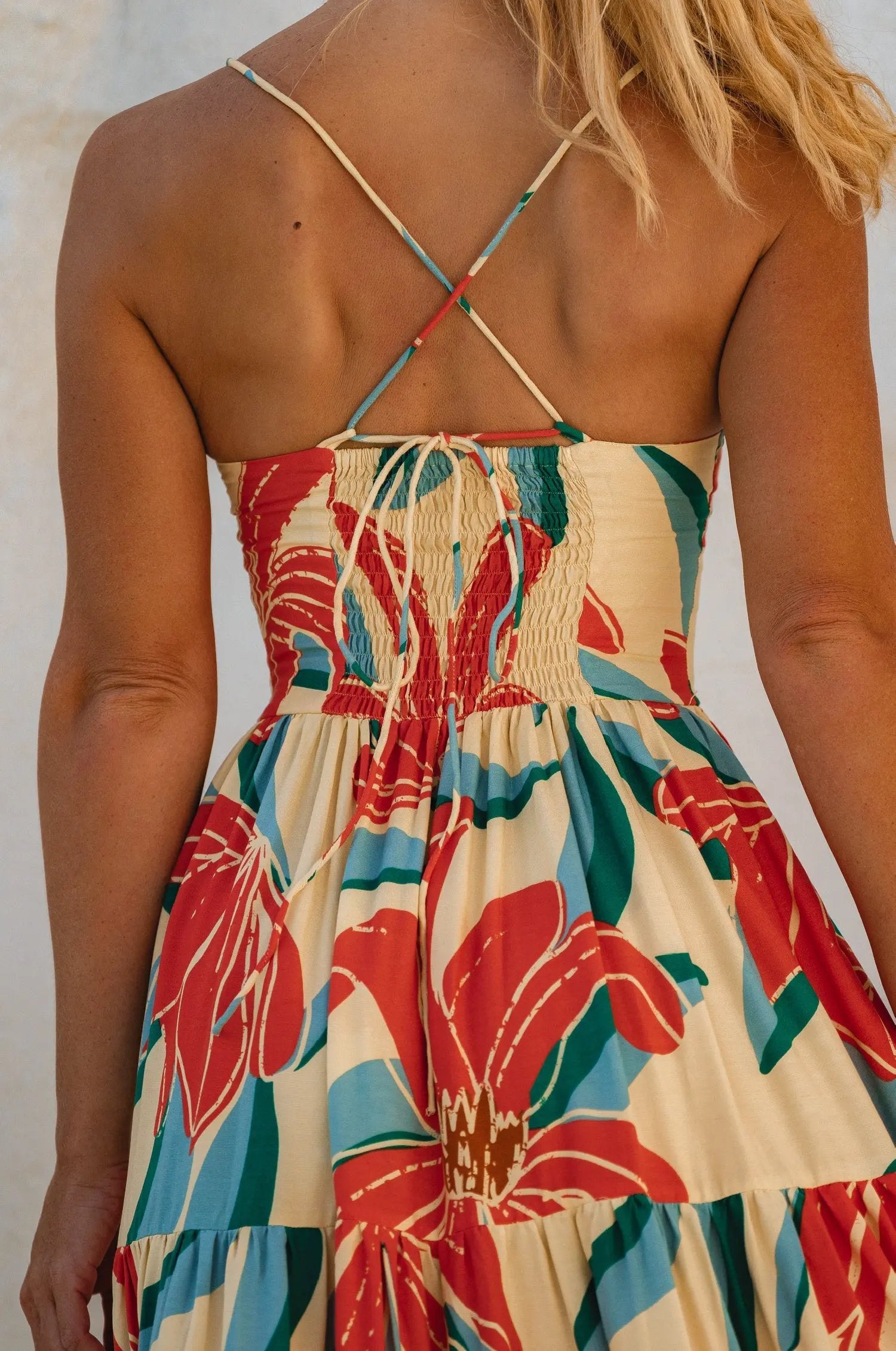 Sea Dreamer Strappy Midi Dress by ELF