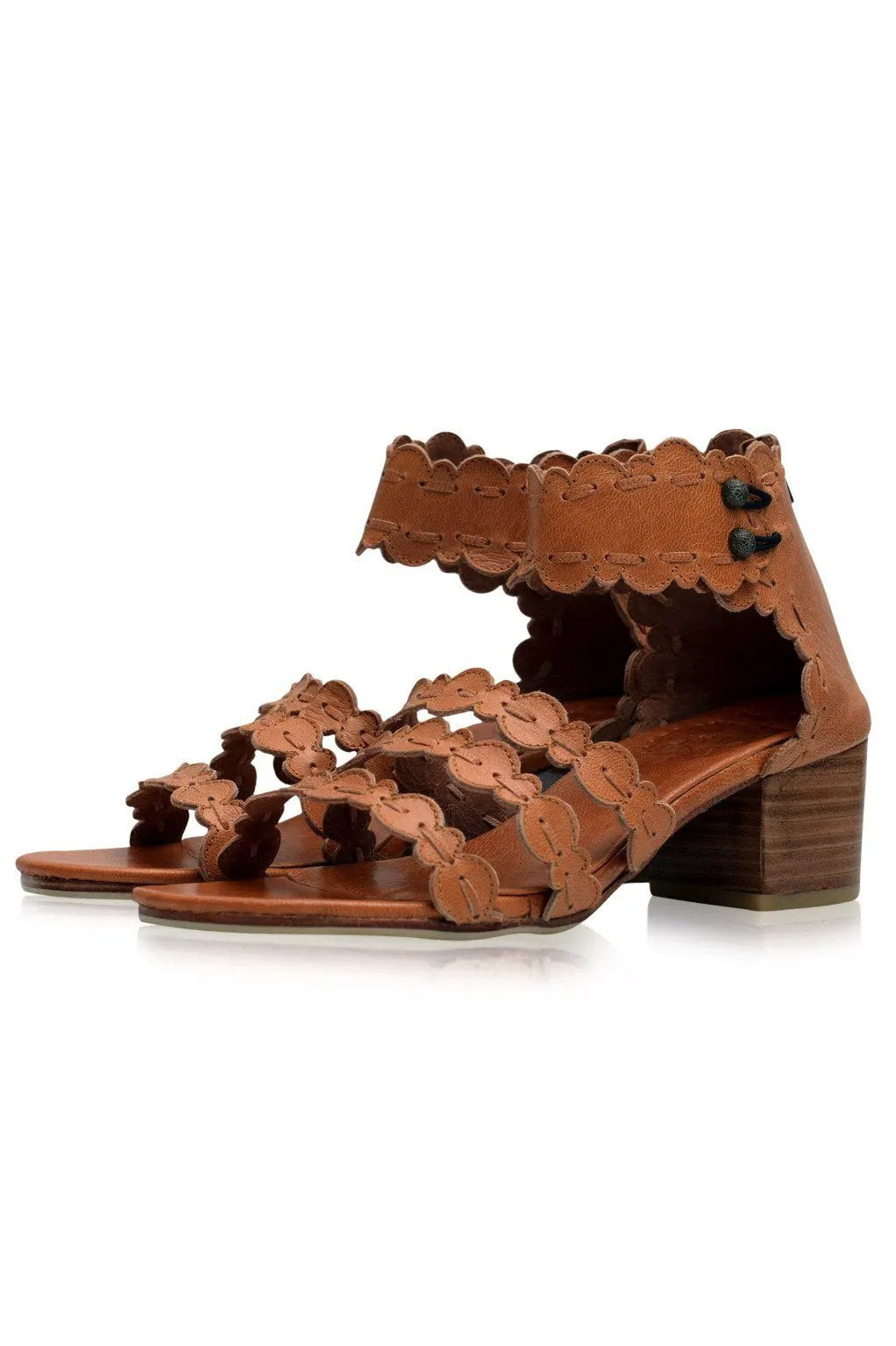 Seaside Block Heel Sandals by ELF